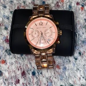 Michael Kors Acrylic Rose Gold Watch